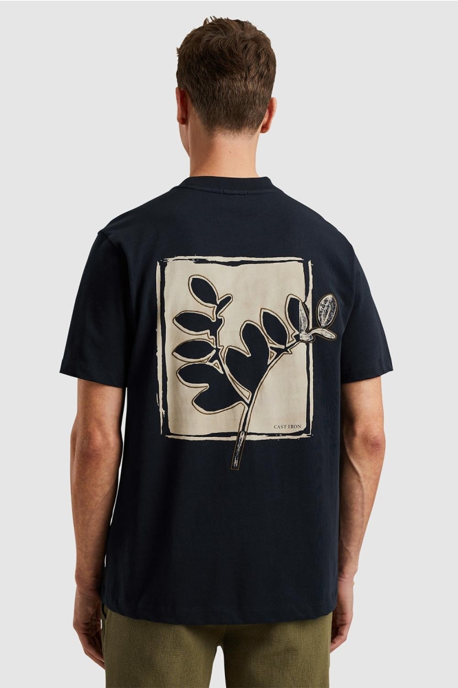 T SHIRT MET BACKPRINT CTSS2505587 5287 DARK SAPPHIRE